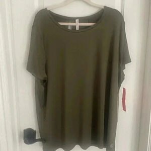 ADRIENNE VITTADINI SPORT SHIRT Size 3X